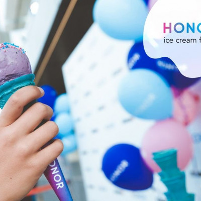 Η HONOR το πρώτο Smartphone με το δικό του παγωτό!