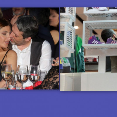 Έλενα Παπαρίζου- Ανδρέας Καψάλης: Το love story και τα καυτά φιλιά πίσω από τα ράφια (photos)