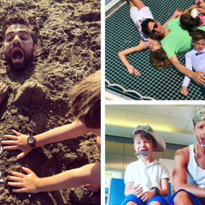 20 διάσημοι Έλληνες μπαμπάδες με τα παιδιά τους (pics)