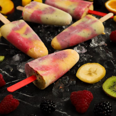 Φτιάξε πολύχρωμες γρανίτες με φρούτα