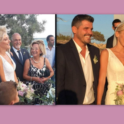 Φραγκάκη - Μάρκογλου: Ο λαμπερός γάμος τους στην Πάρο και το... παρατράγουδο! (Photos & Videos)