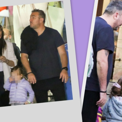 Αντώνης Ρέμος: Τρυφερές στιγμές με την Υβόννη και την κόρη τους, Ελένη, σε λούνα παρκ! (photos)