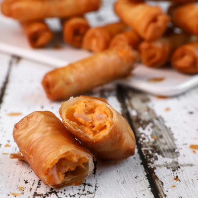 Φτιάξε μπουρεκάκια με ζαμπόν και τυρί