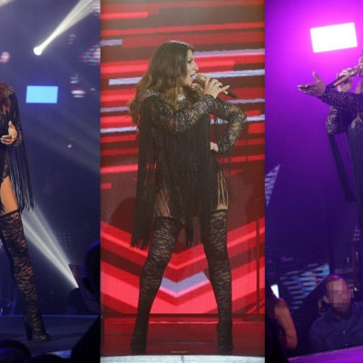 Έλενα Παπαρίζου: Θα μείνετε άφωνοι με τις δαντελένιες over knee μπότες της (Photos)