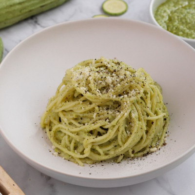Σπαγγετίνι με πέστο κολοκυθιού από τον Γιώργο Τσούλη