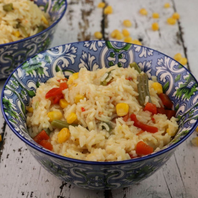 Η εύκολη συνταγή για ρύζι με λαχανικά