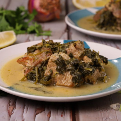 Χοιρινό με σέλινο, από τον Γιώργο Τσούλη