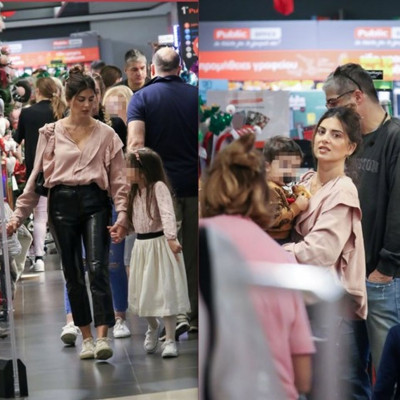 Σταματίνα Τσιμτσιλή: Μανούλες θα ξετρελαθείτε με την εμφάνισή της- Η βόλτα τα παιδιά και τον Θέμη!