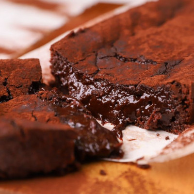 Λαχταριστό chocolate lava cake