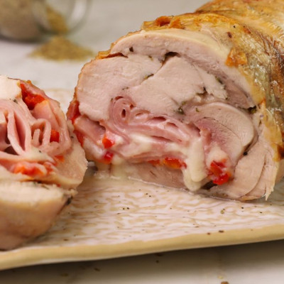 Σπιτικό ρολό κοτόπουλο, από τον Γιώργο Τσούλη