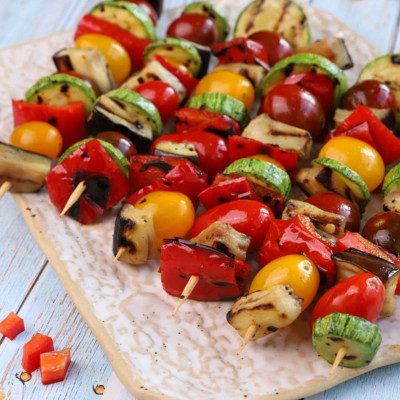 Σουβλάκια λαχανικών από τον Γιώργο Τσούλη