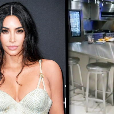 Kim Kardashian: Δείτε πού τρώει με τα παιδιά της - Θα πάθετε πλάκα με την κουζίνα της  (vid)
