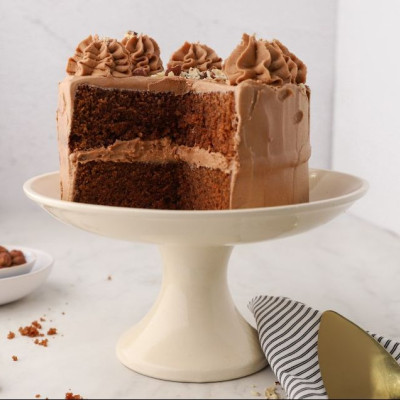 Τούρτα με καφέ και φουντούκια