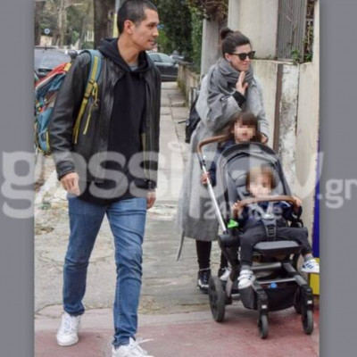 MasterChef: Ο Κοντιζάς άφησε τις κουτάλες και βγήκε βόλτα με την οικογένειά του-H κούκλα γυναίκα του