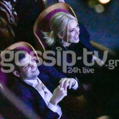 Καινούργιου-Τσαγκρίδης: Σπάνια βραδινή έξοδος για το ερωτευμένο ζευγάρι (photos)