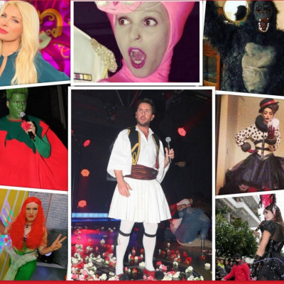 Απόκριες 2020: O... τσολιάς Μαζωνάκης, ο γορίλας Βίσση και ο αρλεκίνος Φουρέιρα! (photos)