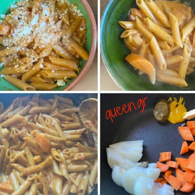 Η πιο γευστική και νόστιμη συνταγή για μακαρόνια είναι αυτή με καρότα και μοσχοκάρυδο !!!