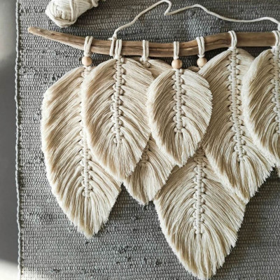 Macrame Feathers: Η νέα τάση στη διακόσμηση και πώς θα τα κατασκευάσεις