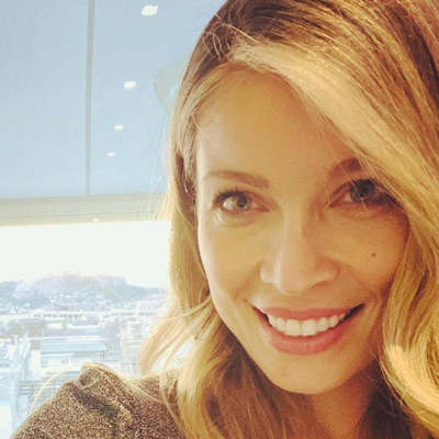 Μαριέττα Χρουσαλά: Δείτε την τεράστια ζωγραφιά που έφτιαξαν τα παιδιά της στο σπίτι (pics)