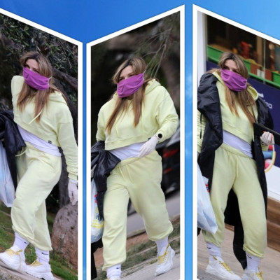 Μπορεί να φοράει μάσκα αλλά ποιος δεν αναγνωρίζει το πιο γυμνασμένο κορμί της ελληνικής σόουμπιζ;