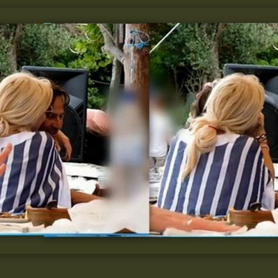 Ελένη Μενεγάκη: Τα καυτά φιλιά με τον Μάκη της και η μαντινάδα στα Άχλα!