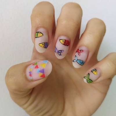 Sunday Nailspiration! 20 καλοκαιρινά nail art για να απολαύσεις μαζί με τον καφέ σου