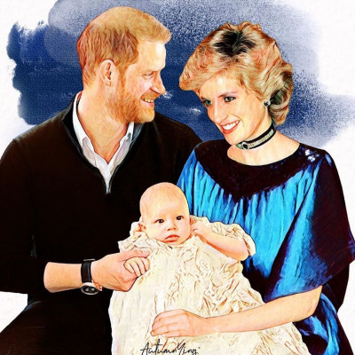 Πώς θα ήταν η πριγκίπισσα Diana με τους γιους της σήμερα; Το σκίτσο μιλάει