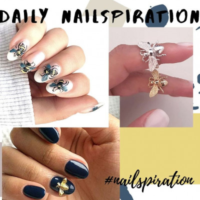 Queen Bees! Σήμερα θέλουμε μανικιούρ με royal -άγριες- μέλισσες...