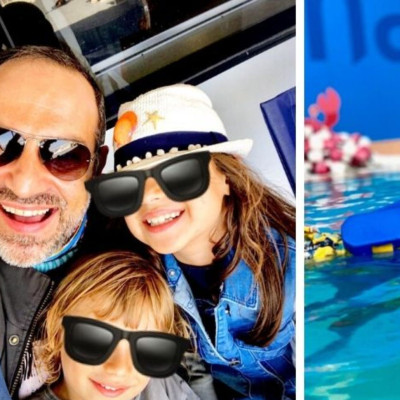 Κρατερός Κατσούλης: Οι πιο τρυφερές στιγμές με τα παιδιά του (pics)