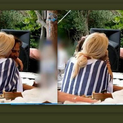 Μενεγάκη-Παντζόπουλος: Έτσι περνούν τα βράδια τους στην Άνδρο (Φώτο)