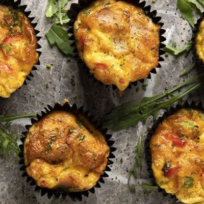 Muffins ομελέτας του Άκη