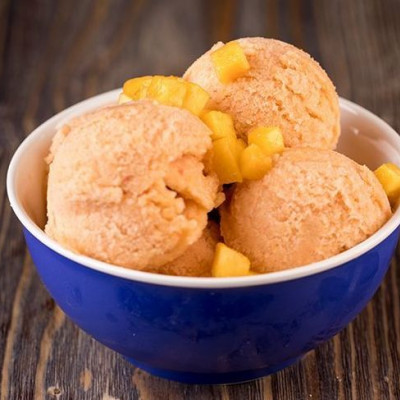 Όχι άλλο παγωτό! Σορμπέ ροδάκινο από τον Άκη