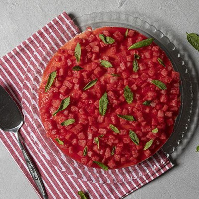 Δροσιστικό cheesecake καρπούζι από τον Άκη