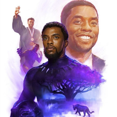 Μια τεράστια τοιχογραφία προς τιμήν του μοναδικού Black Panther