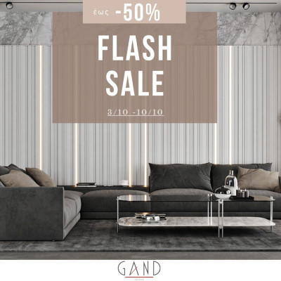 Flash Sales Alert -50% by GAND!