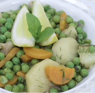 Ο πιο νόστιμος αρακάς λεμονάτος από τον Άκη Πετρετζίκη