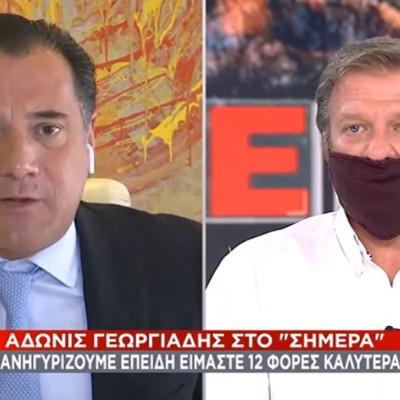 Άγριος καβγάς Άδωνι με δημοσιογράφο για τους νεκρούς: Φυσικά θα πανηγυρίζω που η Ελλάδα τα πάει καλά