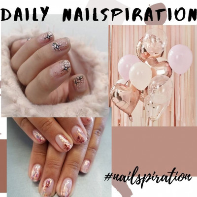 Τα #RoseGold νύχια είναι η πιο girly γιορτινή επιλογή