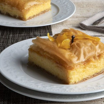 Γαλακτομπούρεκο με πορτοκάλι