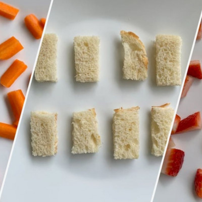 Οδηγός για να κόψετε τα φρούτα, τα λαχανικά και άλλα για τα μικρά σας