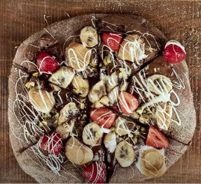 Σοκολατένια πίτσα για να γλείφεις τα δάχτυλά σου