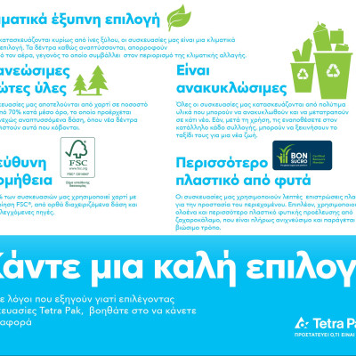 Διάλεξε χάρτινες συσκευασίες που ανακυκλώνονται και κάνε μια σωστή επιλογή για το περιβάλλον