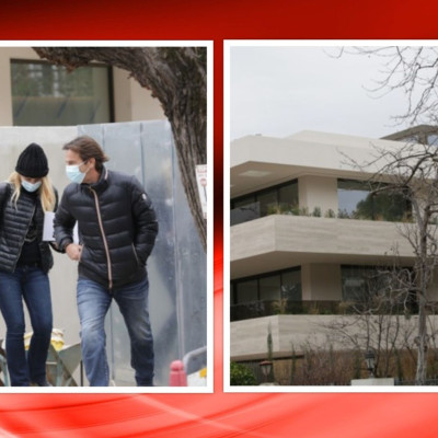 Μενεγάκη-Παντζόπουλος: Αυτό είναι το νέο τους σπίτι! Δείτε τους να επιβλέπουν τις εργασίες!