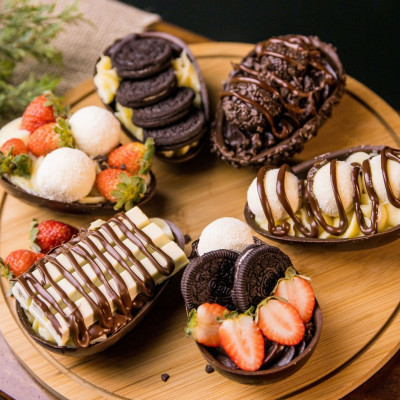 Έτσι θα φτιάξεις υπέροχα σοκολατένια Πασχαλινά αυγά με… μπαλόνια (vid)