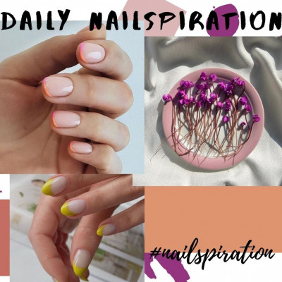 #FrenchColors το γαλλικό μανικιούρ την άνοιξη είναι πολύ διαφορετικό και πολύ χρωματιστό