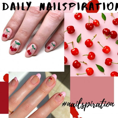 Σήμερα θέλουμε μανικιούρ στολισμένο με ζουμερά, κατακόκκινα κεράσια