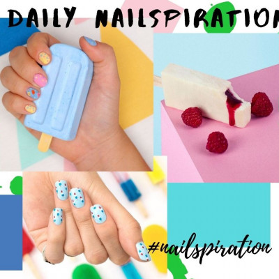 So fresh! Σήμερα λαχταρήσαμε nail art με παγωτά γρανίτα και τα βρήκαμε