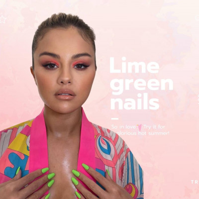 Lime green nails: Το νέο μανικιούρ της Selena Gomez είναι σκέτη έμπνευση!