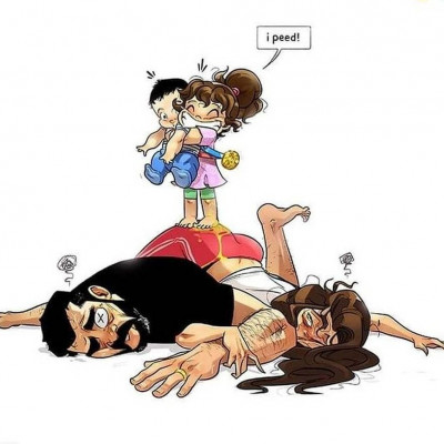 Όταν η ζωή των γονιών θυμίζει κάτι από Ολυμπιακούς Αγώνες - Δείτε σκίτσα