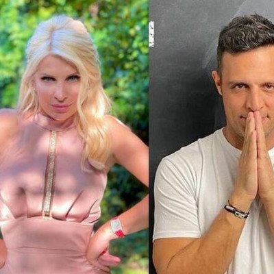 Πούμπουρας: Το βίντεο από το πλατό με την Μενεγάκη: «Σε ευχαριστώ για το αναπάντεχο τηλεφώνημα»